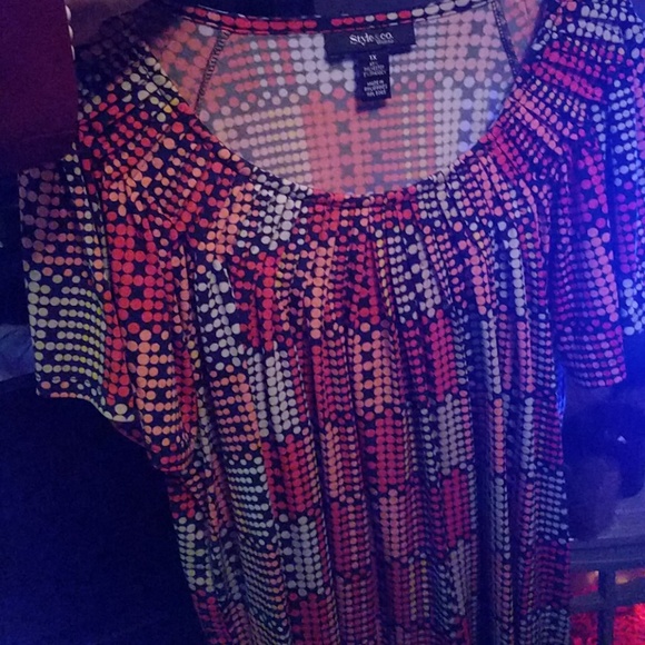 Multicolored patterned blouse - Picture 2 of 3